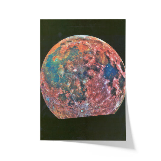 False-Color Lunar Image