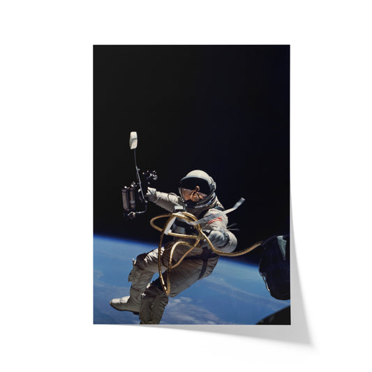 Ed White performs first U.S. spacewalk