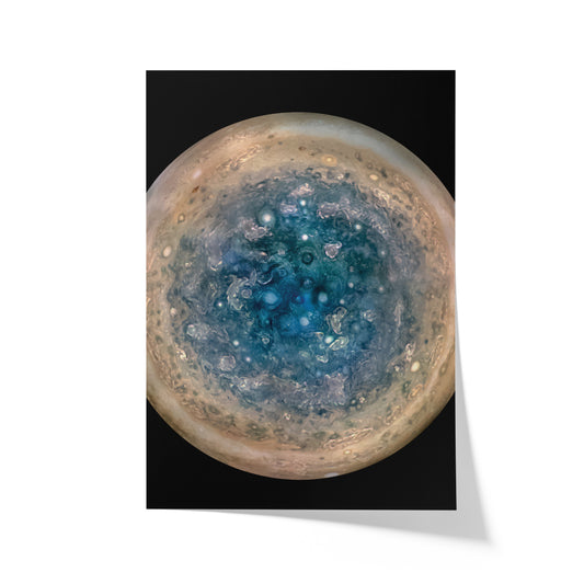 South Pole of Jupiter as seen by Juno Spacecraft