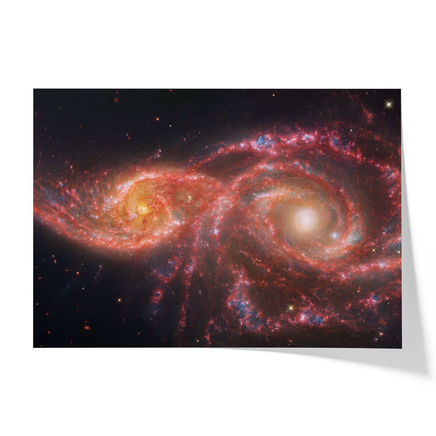 NASA’s Webb, Hubble Examine Galaxy Pair