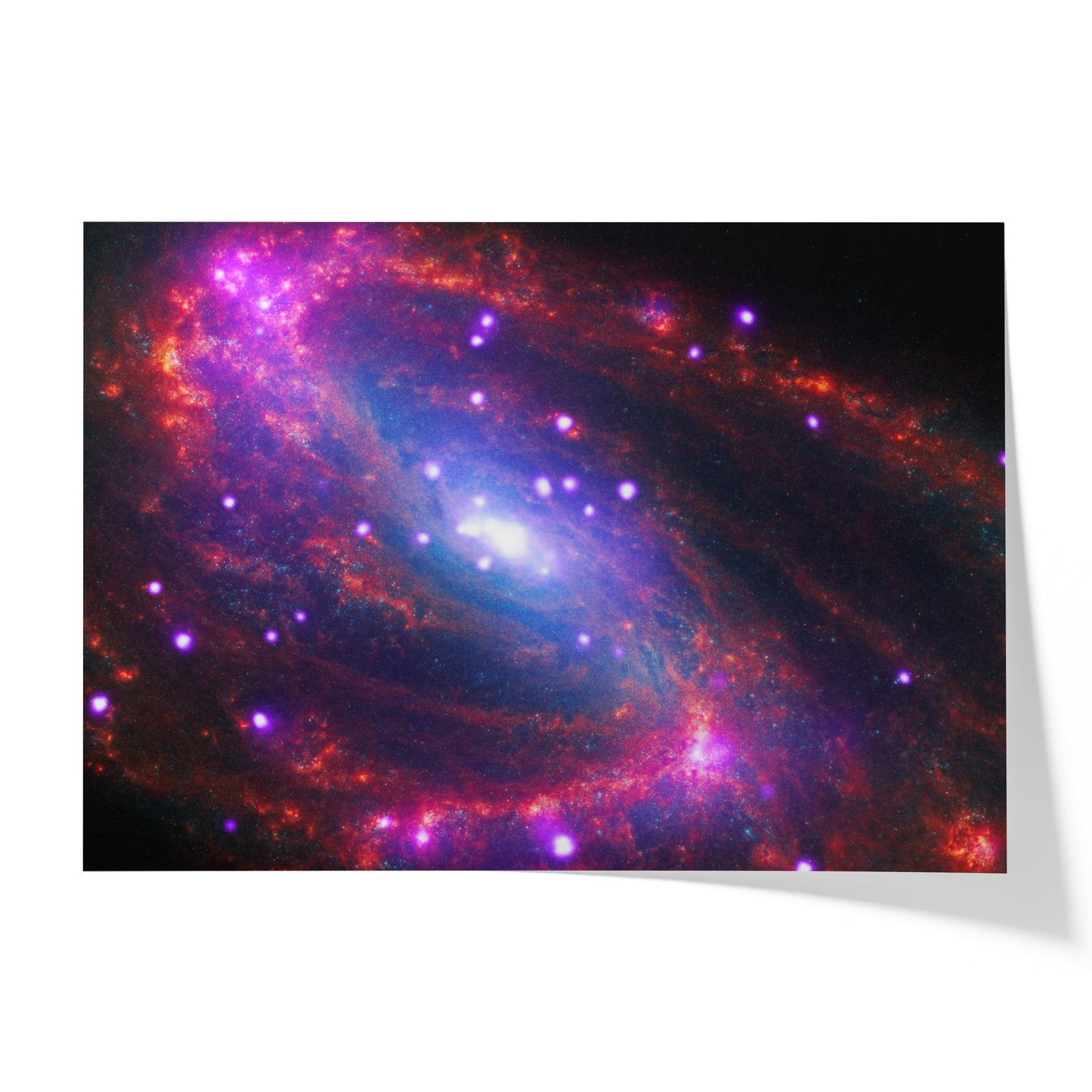 NGC 3627 (Chandra/Webb/Hubble composite)