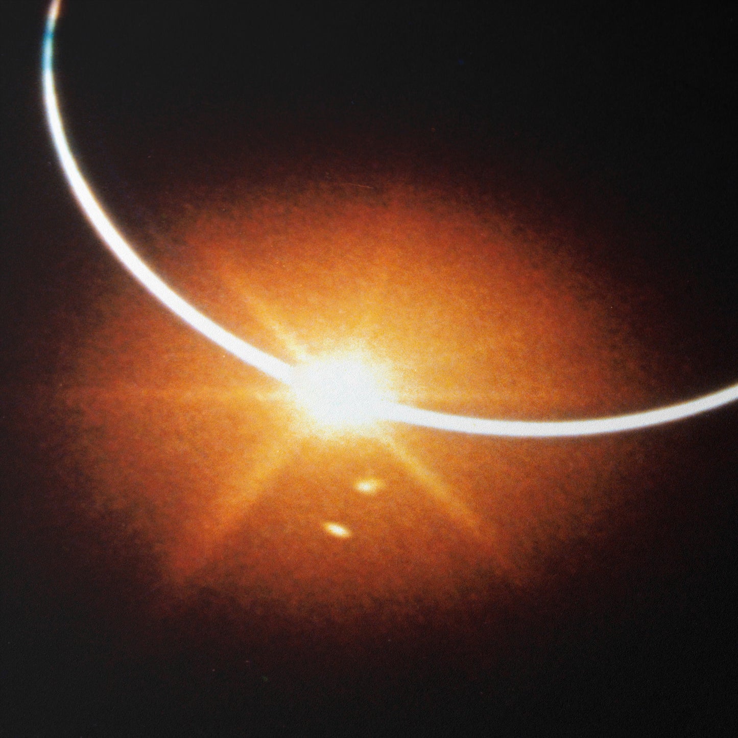 Apollo 12 view of Solar Eclipse