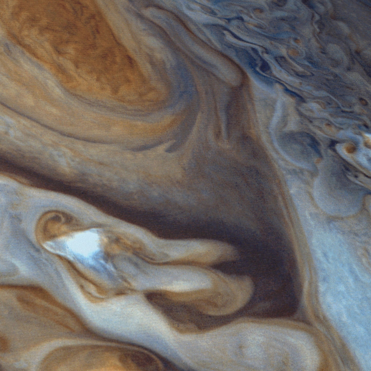 Jupiter's Great Red Spot as Viewed by Voyager 1