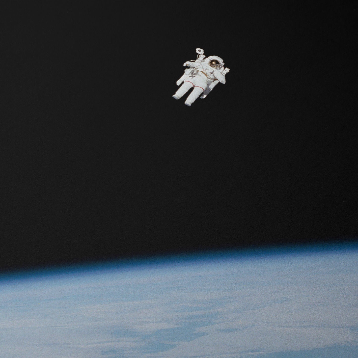 Astronaut Bruce McCandless Performs the First Untethered Spacewalk