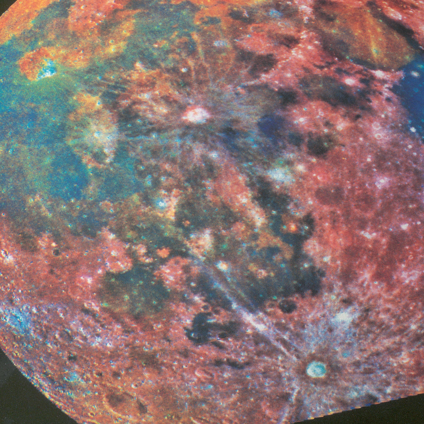 False-Color Lunar Image