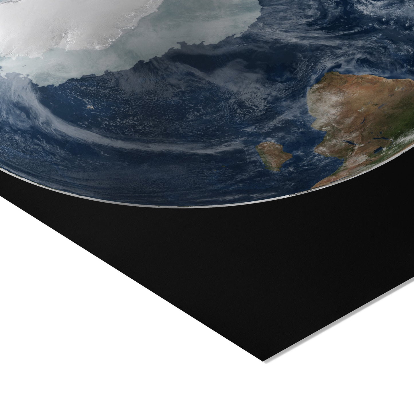 Global View of the Arctic and Antarctic on September 21, 2005