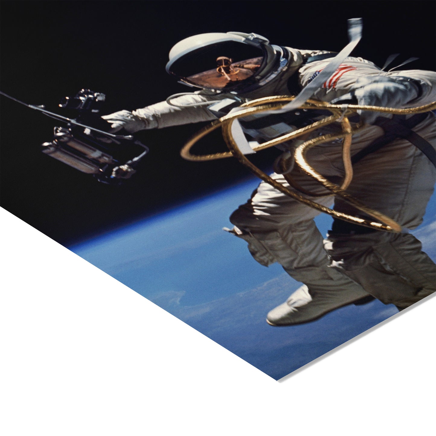 Ed White performs first U.S. spacewalk