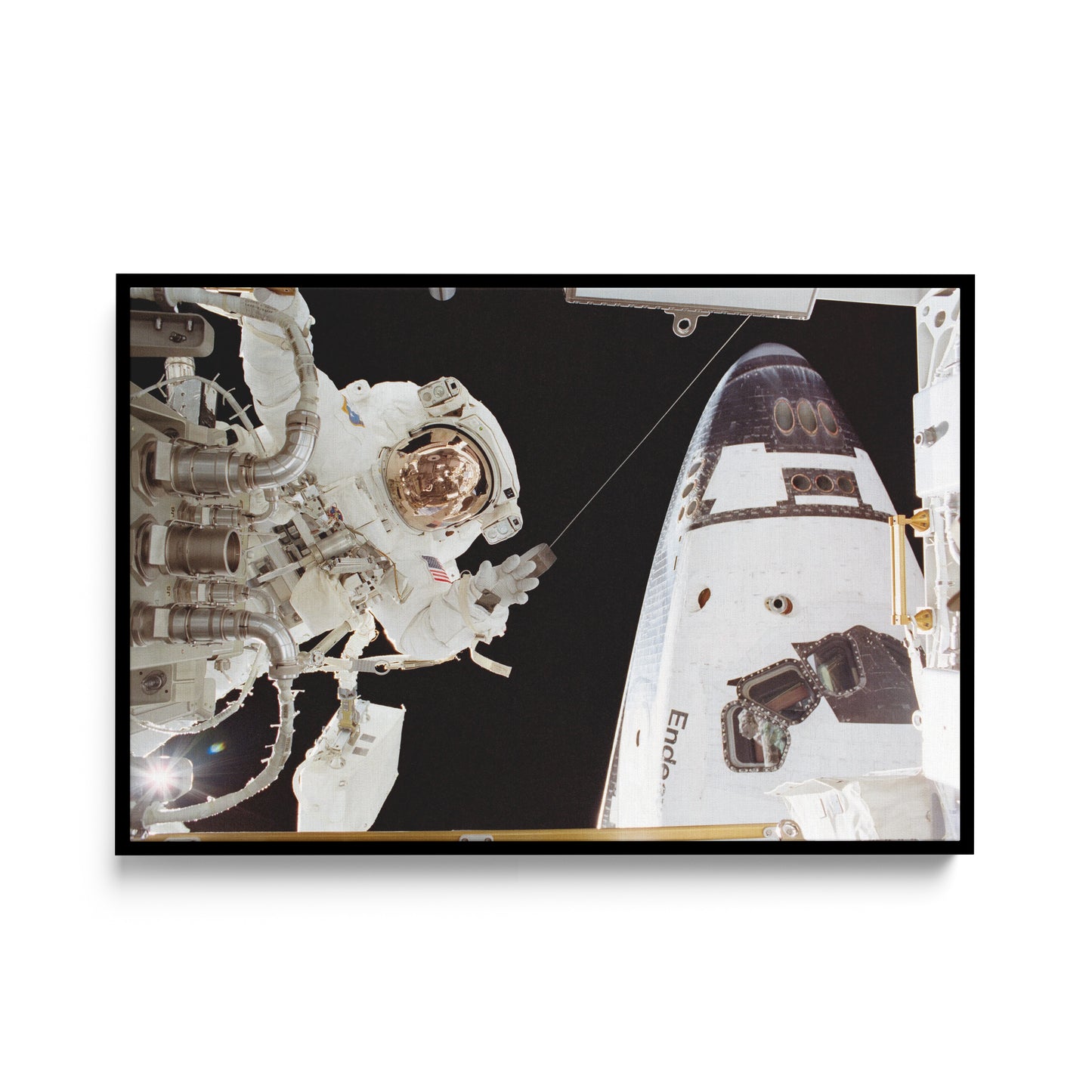 John Herrington Performs a Spacewalk