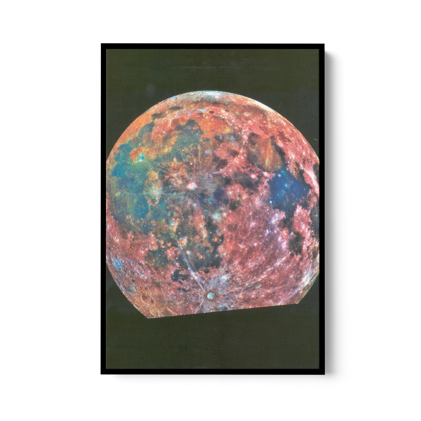 False-Color Lunar Image